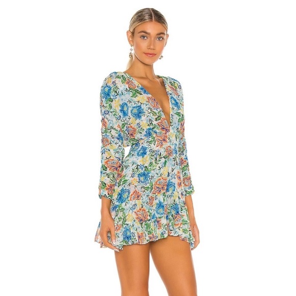 MISA Los Angeles Chiara Dress in Oasis Floral
Size: Medium 
Color:Oasis Floral - Picture 2 of 9